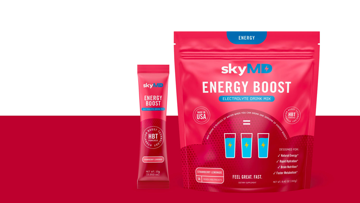skyMD energy boost electrolyte drink mix